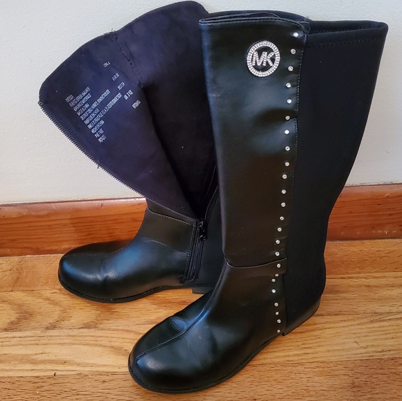 Michael Kors Black High Boots - Picture 2 of 3